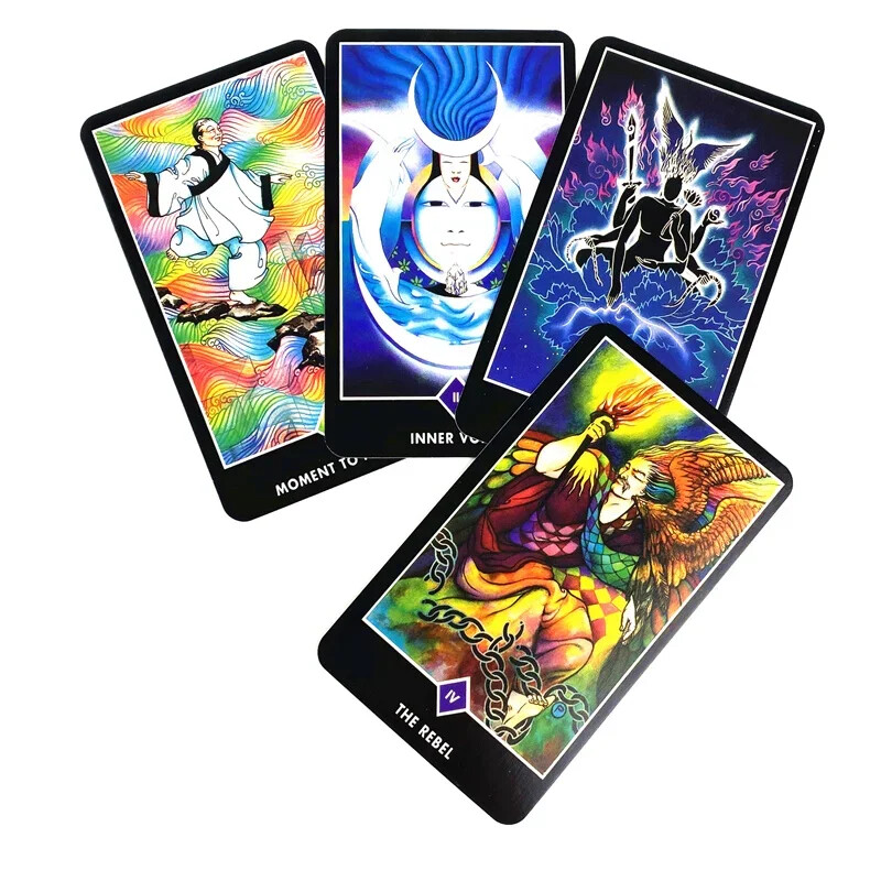 Nove Osho Zen Tarot karte PDF Vodič Engleska verzija Oracle Deck Društvena igra Za društvene igre za zabave