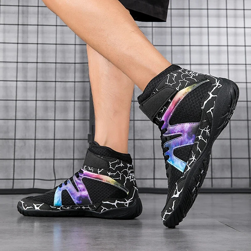 Nauji imtynių batai Vyriški profesionalūs imtynių sportbačiai Lengvi bokso avalynė Sportiniai sportbačiai