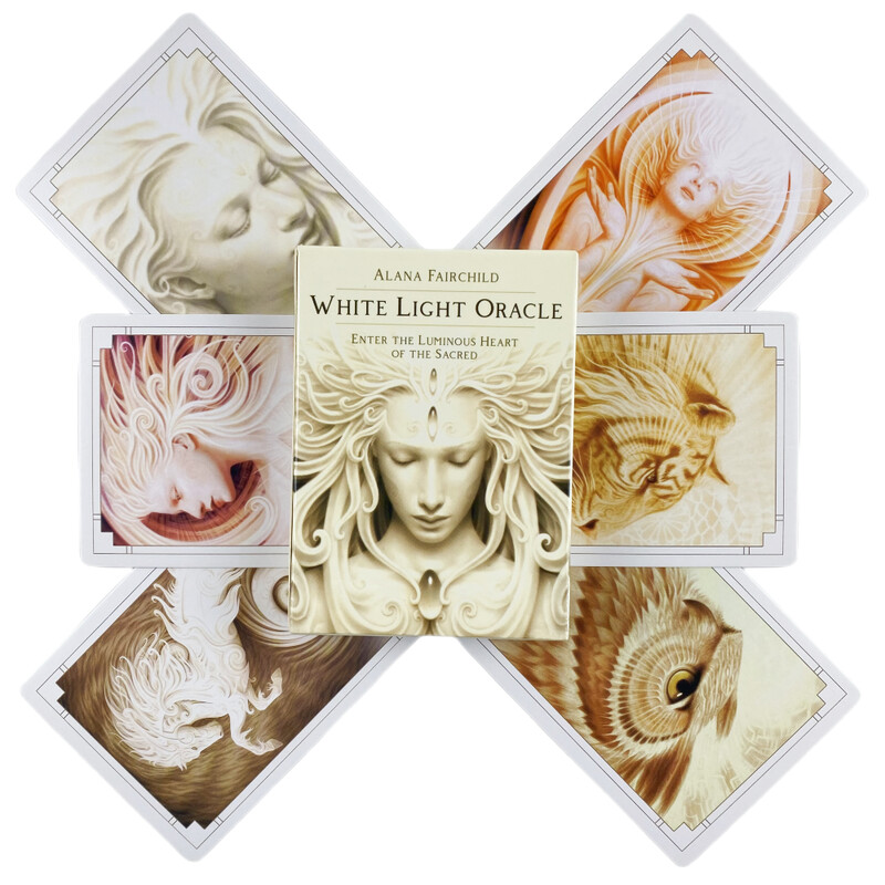 White Light Oracle Cards Game Proricanje sudbine Tarot Divination Edition Kreativnost Poruke Špil