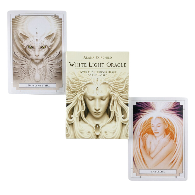 White Light Oracle Cards Game Proricanje sudbine Tarot Divination Edition Kreativnost Poruke Špil