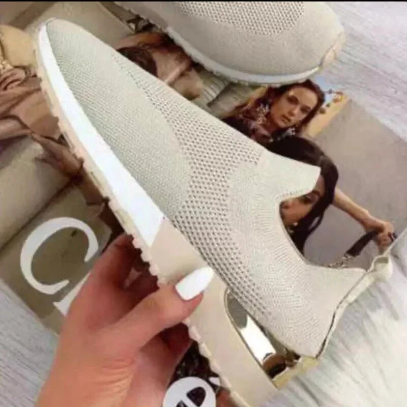 Solid Sport Naiste värvilised jooksmise välisjalatsid Võrgust hingavad jalanõud Naiste töö Naiste Max pehmendusega laiad tossud