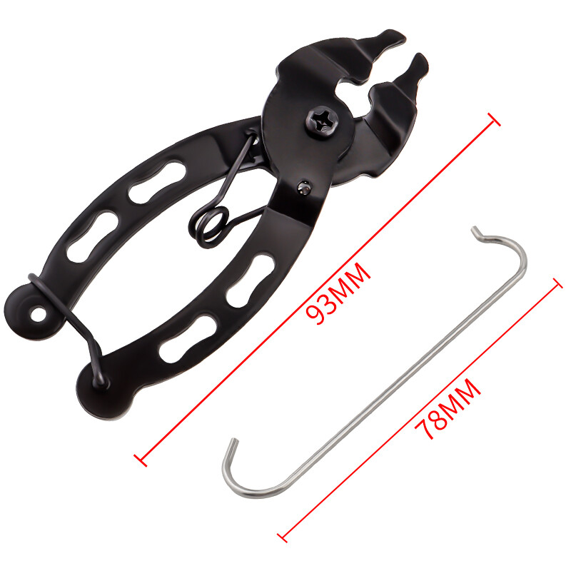 Plieninis montavimas Pašalinkite dviračio grandinės taisymo įrankių rinkinį Pigus MTB kalnų dviračio grandinės trūkstamų grandžių replė, skirta SHIMANO / KMC