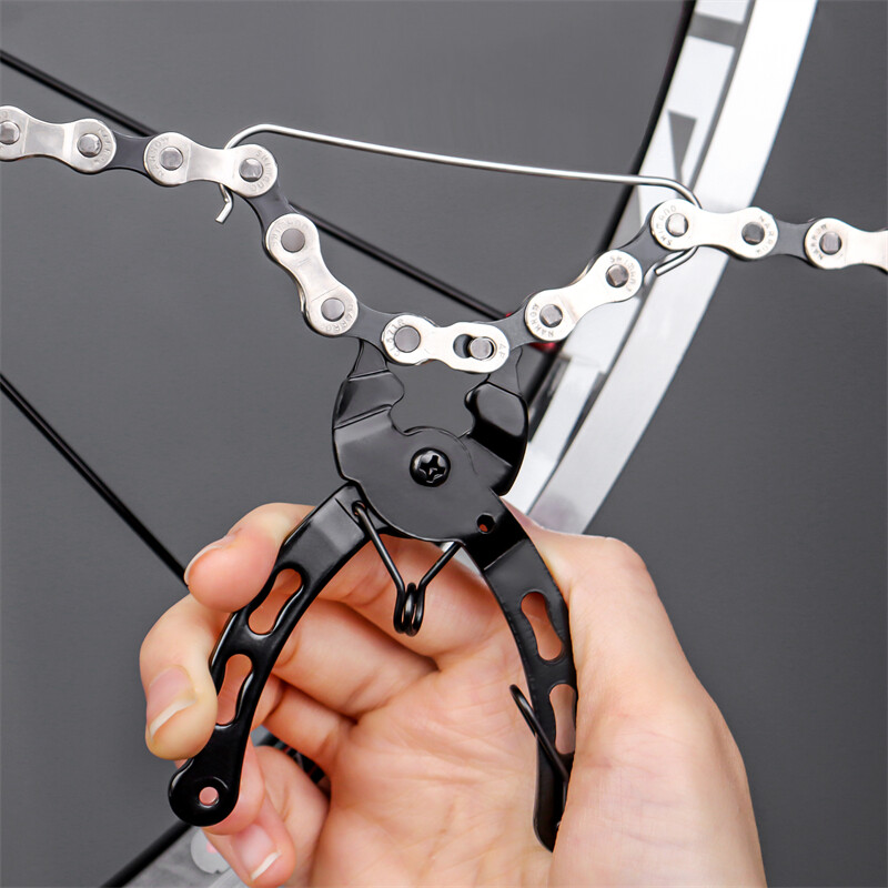 Plieninis montavimas Pašalinkite dviračio grandinės taisymo įrankių rinkinį Pigus MTB kalnų dviračio grandinės trūkstamų grandžių replė, skirta SHIMANO / KMC