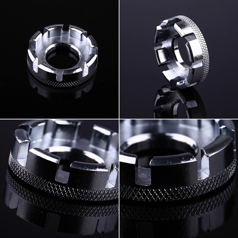 Ključ za žbice za bicikl Metalni prijenosni 8-smjerni ključ za podešavanje bicikala Ključ za naplatak Ključ za popravak bradavice Podešavanje zatezač