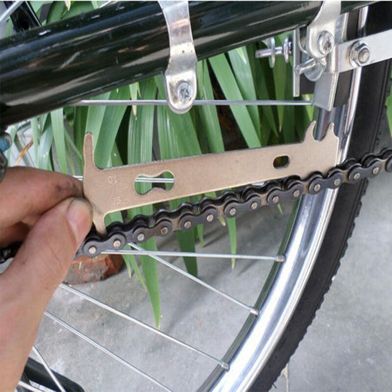 Indikator istrošenosti lanca bicikla Provjera lanca Mjerenje Alat za popravak Ravnalo za cestovni brdski hibridni bicikl