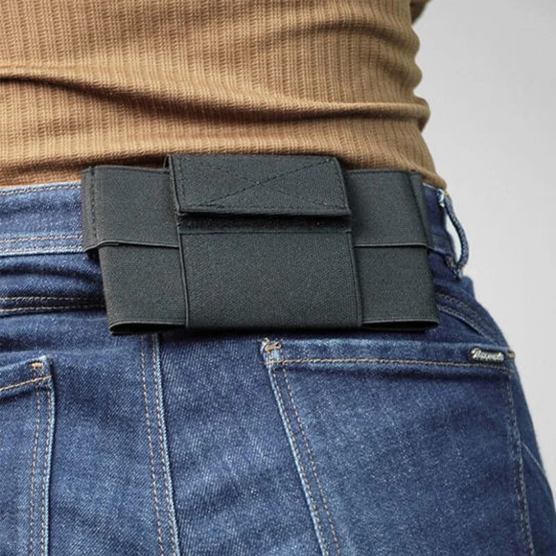 Nevidljivi novčanik Prijenosna izdržljiva torbica oko struka Ultratanka torbica Lagana mini torbica za ključ karticu Telefon Sport na otvorenom