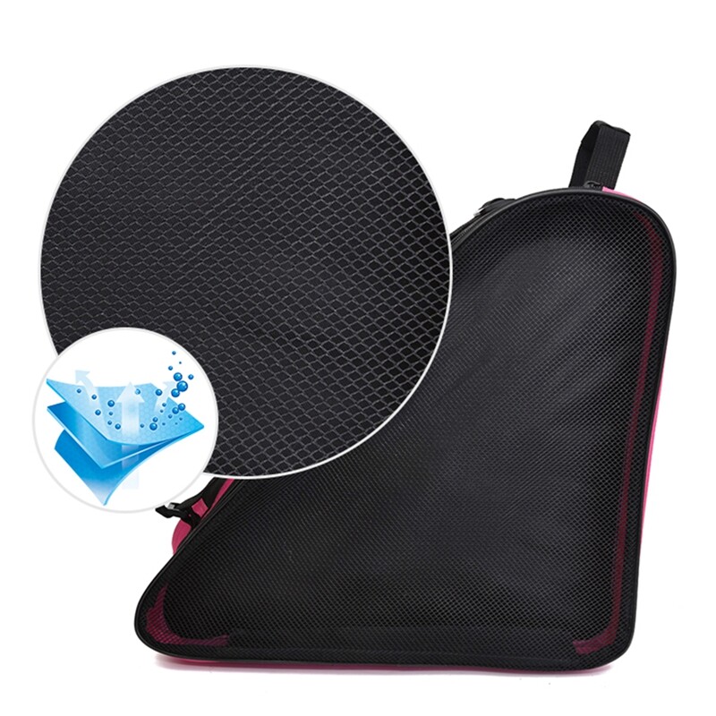 Oxford dječja putna ruksaka za klizanje na ledu Prozračna deblja torba za pohranu klizaljki s bočnim mrežastim džepovima Dodaci za koturaljke