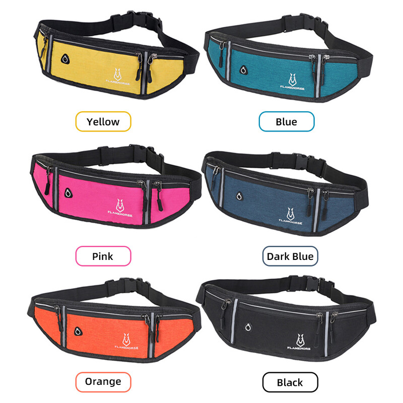 Sportska torba oko struka za muškarce Žene Remen za držač telefona s rupom za slušalice Vodootporna torbica za trčanje Podesivi torbi oko struka za teretanu