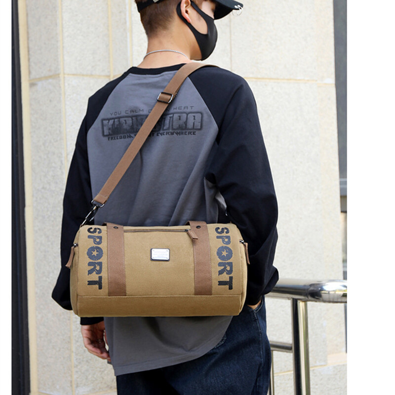 Torba za teretanu za muškarce Platnena sportska torba za fitness Putna torba za prtljagu Vanjska torba na ramena Duffle Training Taktička torba Muški ruksak