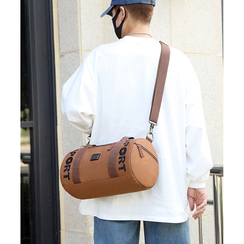 Torba za teretanu za muškarce Platnena sportska torba za fitness Putna torba za prtljagu Vanjska torba na ramena Duffle Training Taktička torba Muški ruksak