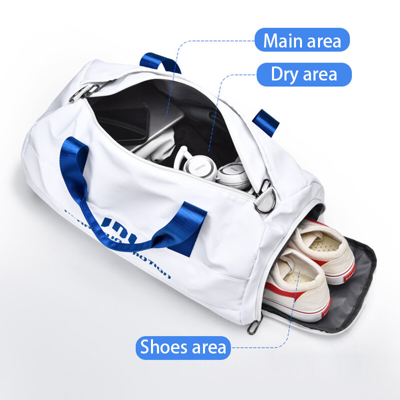 Modna torba za fitness Ženska teretana Putna torba za plažu Ručna torba Duffle Sportske cipele za jogu Džep na rame Vikend torba Cross