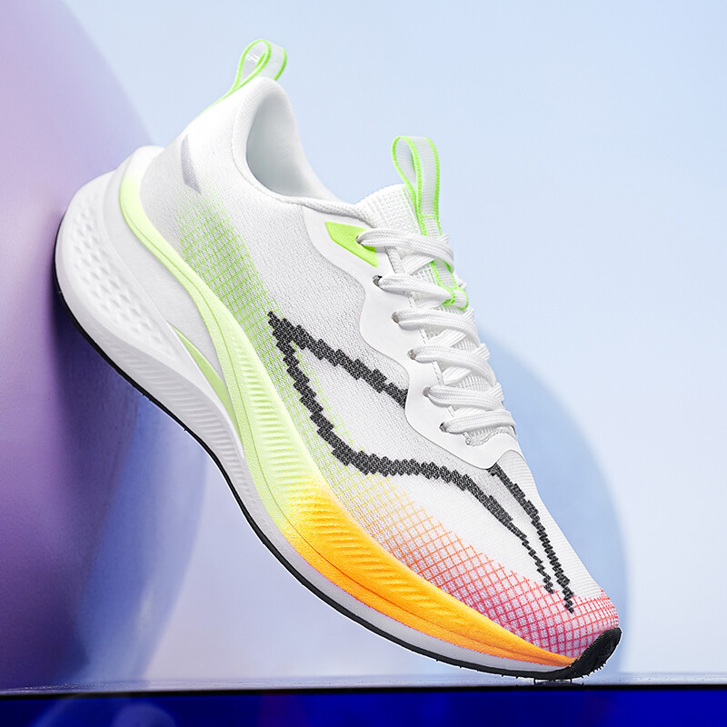 Vyriški laisvalaikio bėgimo bateliai Unisex trikotažiniai kvėpuojantys sportiniai sportbačiai, moteriški, neslystantys, patogūs batai laisvalaikiui teniso bateliai
