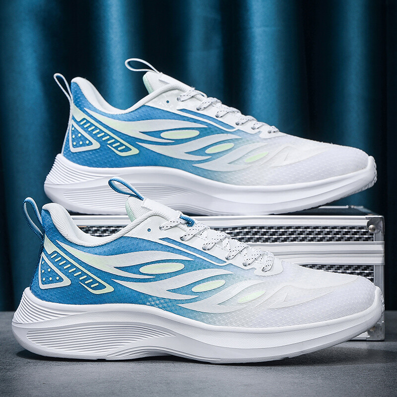 Velika veličina 39-50 Muške sportske tenisice Lagane prozračne Fly Weaving zdepaste tenisice Hodanje Trener za trčanje Tenis Masculino
