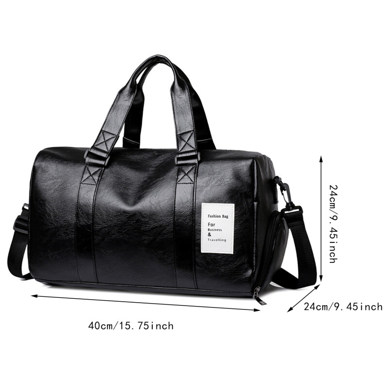 Torba za teretanu Kožne sportske torbe Suhe mokre torbe za muškarce Žene Obuća za obuću Fitnes Joga Putna pohrana prtljage Sportska torba na rame
