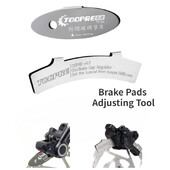 1/2 ks nástroj na nastavenie zarovnania brzdových doštičiek z nehrdzavejúcej ocele, asistent nastavenia rotora pre horský bicykel