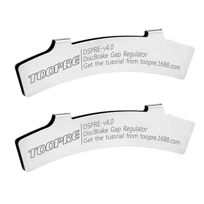 1/2 ks nástroj na nastavenie zarovnania brzdových doštičiek z nehrdzavejúcej ocele, asistent nastavenia rotora pre horský bicykel