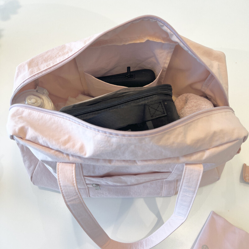 Nová cestovná taška s vysokou kapacitou, prenosná ľahká a ležérna taška cez rameno, dámska taška na dochádzanie do školy, športovú tašku na jogu