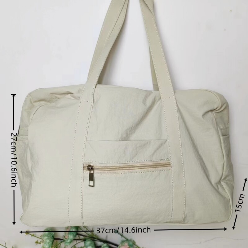 Nová cestovná taška s vysokou kapacitou, prenosná ľahká a ležérna taška cez rameno, dámska taška na dochádzanie do školy, športovú tašku na jogu