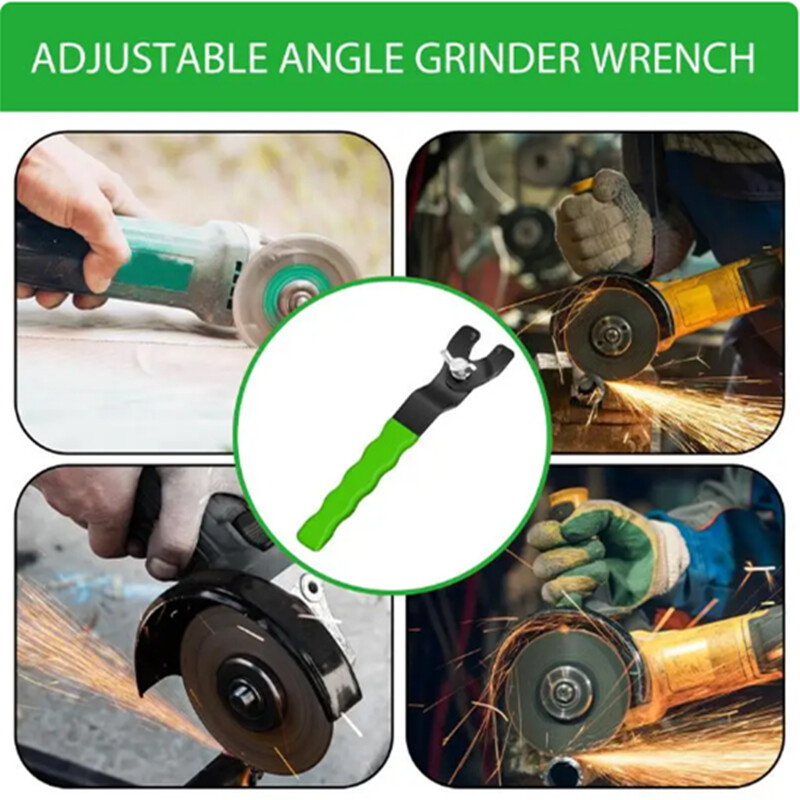 1PC Ključ za profesionalnu kutnu brusilicu Podesivi 12 47 mm sigurnosna matica Ključ za ključ Ključ ključa Drška za podrezivanje Zatik za rezanje W