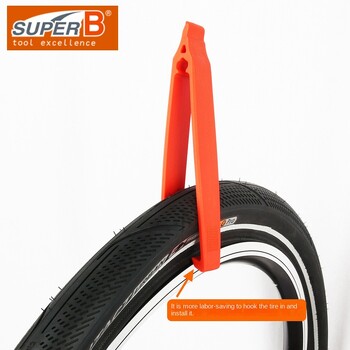 Super B TL-08 Pro Bike Tire Lever Εργαλείο για αφαίρεση και εγκατάσταση ελαστικών στη στεφάνη, ειδικά για στενά ελαστικά, εργαλεία επισκευής ποδηλάτων