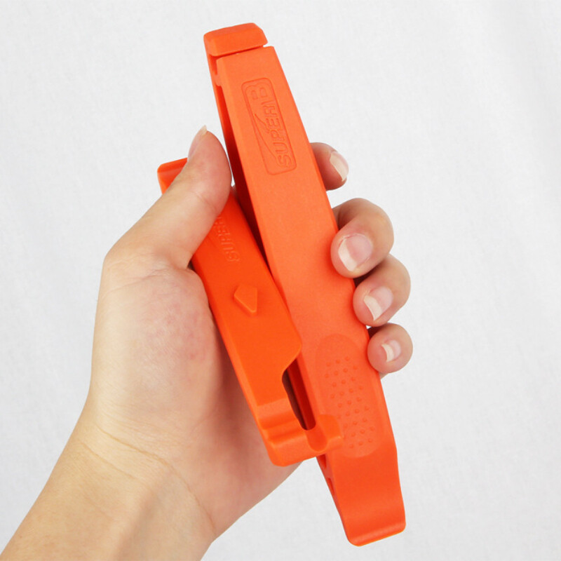 Nástroj na montáž pneumatík Super B TL-08 Pro na bicykle na demontáž a montáž pneumatík na ráfik, najmä pre úzke pneumatiky, náradie na opravu bicyklov