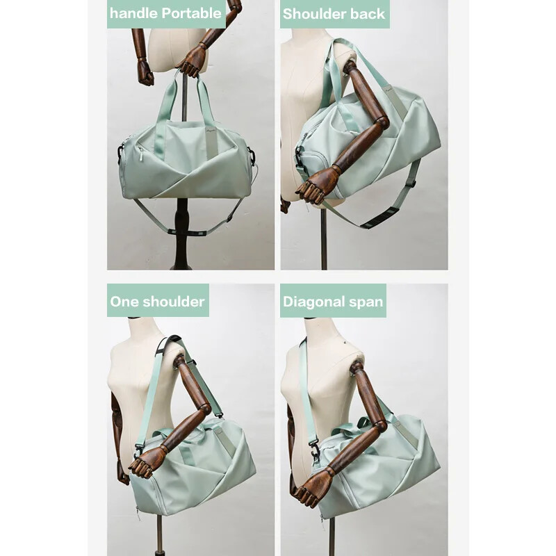 Ženska sportska torba za teretanu Putna suha mokra torba Ručne torbe Višenamjenska torba za plivanje Na ramena Vikend Fitness Duffle Cipele za jogu Ruksak