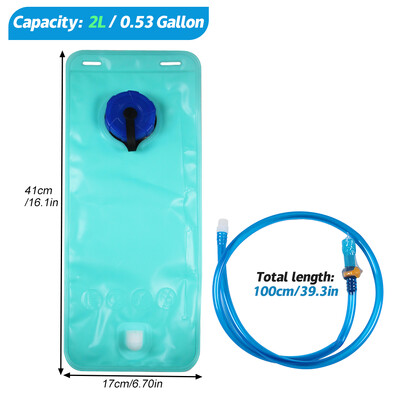 Reflektirajući hidratacijski ruksak s vodenim mjehurom, planinarski ruksak za vodu, lagani ruksak za planinarenje, 2L, 1L