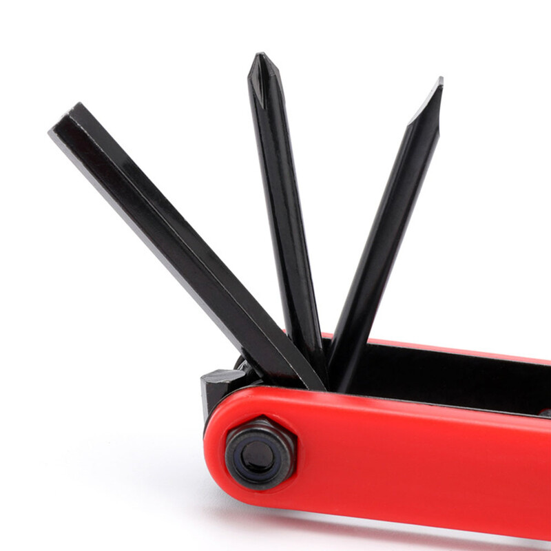 7 в 1 Шестоъгълен динамометричен ключ Инструмент Многофункционален ключ Гаечен ключ Шестостенен ключ за инструменти за ремонт на велосипеди Преносим комплект гаечен ключ