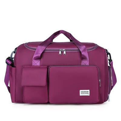 Geantă de gimnastică de capacitate mare pentru fitness, umed, uscat, geantă de înot separată, bagaj de călătorie, geantă de umăr, pentru weekend, pentru noapte