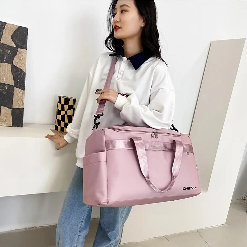 Nešiojamas kelioninis didelės talpos gimnastikos krepšys, vyriškas ir moteriškas trumpų nuotolių verslo kelionių nuo purslų apsaugotas lagaminas