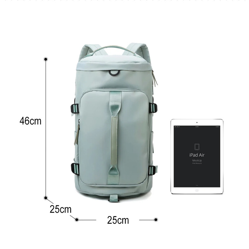 Muži Ženy Tašky do posilňovne na fitness tréning Vonkajšie cestovné športové tašky Multifunkčné suché a mokré separačné tašky