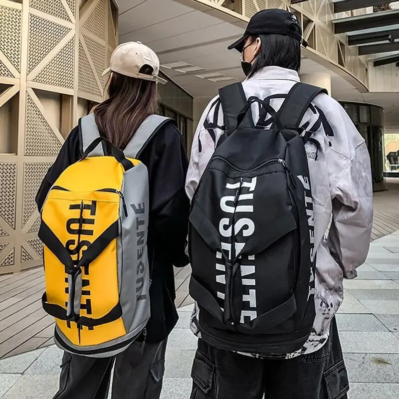 Sportska torba za teretanu velikog kapaciteta Ženska fitnes ruksak Vodootporna višenamjenska obuća Skladišni putni paket Sportske torbe za rame