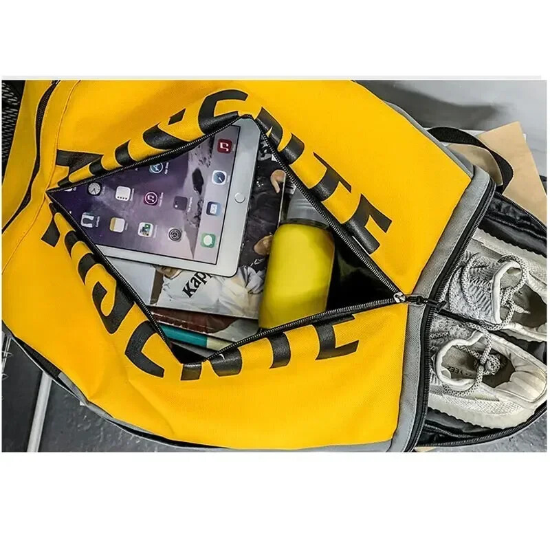 Sportska torba za teretanu velikog kapaciteta Ženska fitnes ruksak Vodootporna višenamjenska obuća Skladišni putni paket Sportske torbe za rame