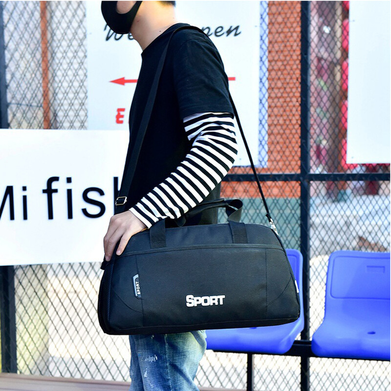 YIXIAO torba za sportove na otvorenom Muškarci Žene Fitness Prijenosna ručna torba Najlonska vježba u teretani Spremište Sportska putna torba za rame