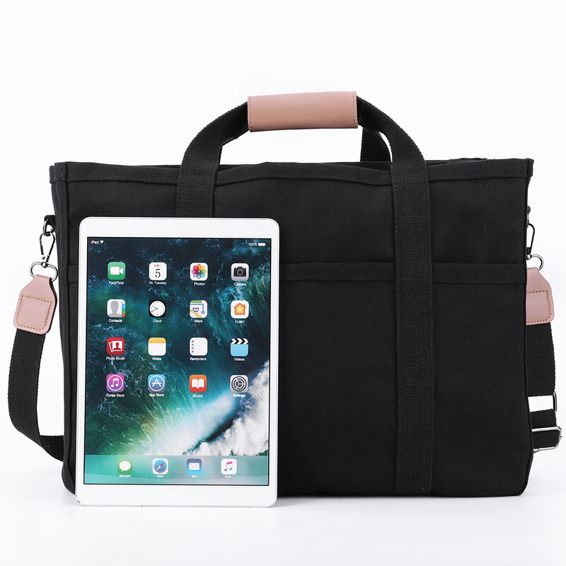 Lielas ietilpības sieviešu stilīga audekla soma ar vairākām kabatām ikdienas soma Mīksta, daudzpusīga plecu soma ar regulējamu siksnu, somiņa