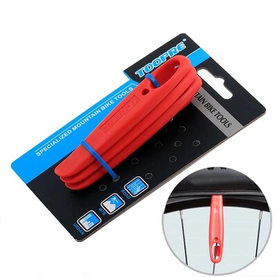 TOOPRE 3PCS Guma za bicikl Poluga za gume Ultralaki Alat za popravak kotača MTB Brdski bicikl Cestovna žlica za gume Dodaci za biciklizam