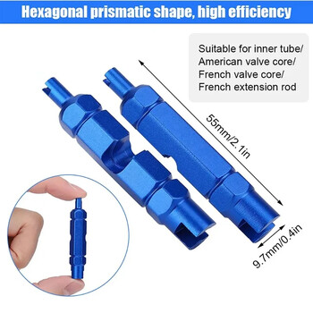 1Pcs Valve Core Remover Tool for Presta, Schrader, Valve Extender Tire Repair, γαλλικό κλειδί για ποδήλατο, αυτοκίνητο, ποδήλατο, ελαστικό μοτοσικλέτας