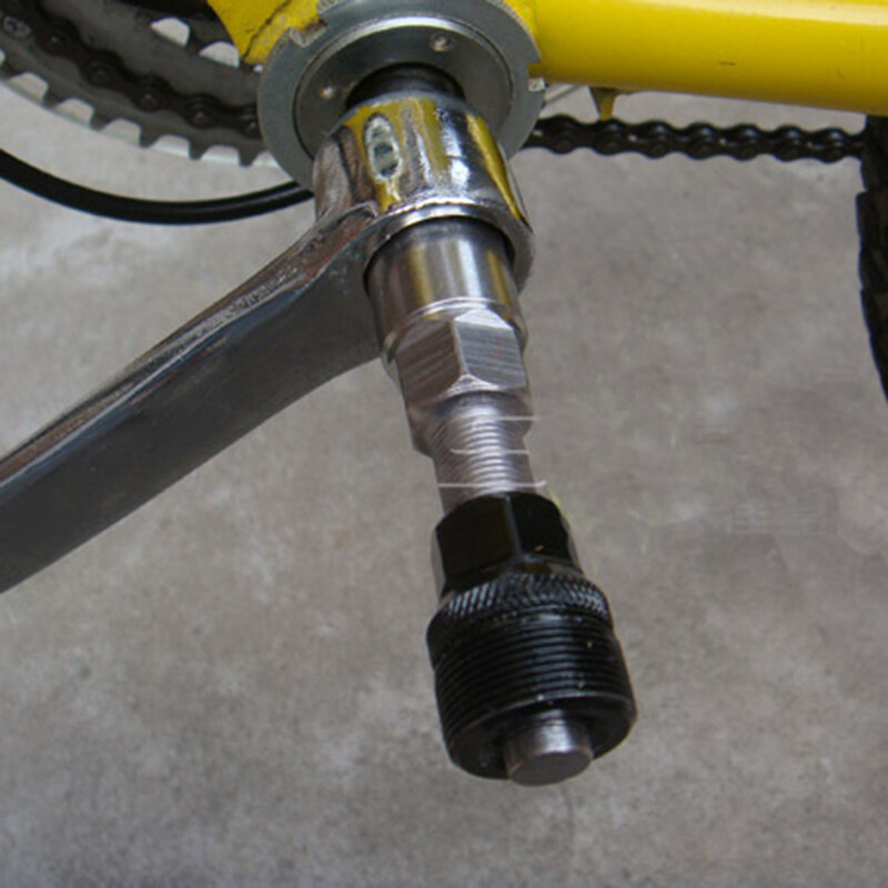 Extractor de manivelă de bicicletă Extractor de manivelă din oțel carbon Dispozitiv de îndepărtare a manivelei Instrument cu pedală Instrumente de demontare pentru reparații de ciclism