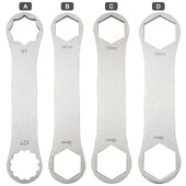 Μπροστινό κλειδί πιρουνιού ποδηλάτου Εργαλείο αποσυναρμολόγησης καλύμματος μπροστινού πιρουνιού ποδηλάτου MTB Santuo XCR/RST/XCM Επισκευή μπροστινού πιρουνιού