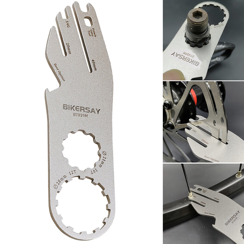 BIKERSAY Ključ za ispravljanje diskova za bicikle Alat za bicikle Alati za pozicioniranje disk kočnica za oblikovanje Ključ za ispravljanje od nehrđajućeg čelika