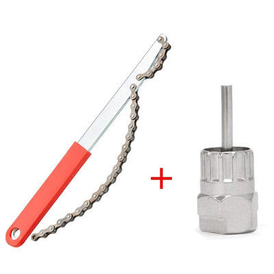 Kit de instrumente pentru îndepărtarea volantului de bicicletă cu cheie pentru casete 12 dinți MTB cheie pentru îndepărtarea pinionului casetei Instrumente portabile pentru repararea bicicletei