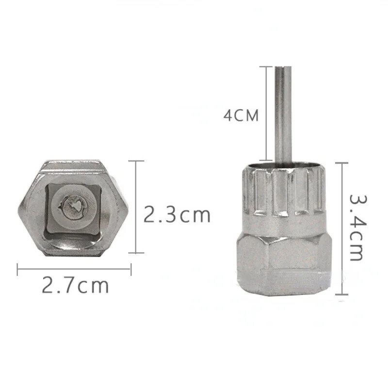 Kit de instrumente pentru îndepărtarea volantului de bicicletă cu cheie pentru casete 12 dinți MTB cheie pentru îndepărtarea pinionului casetei Instrumente portabile pentru repararea bicicletei