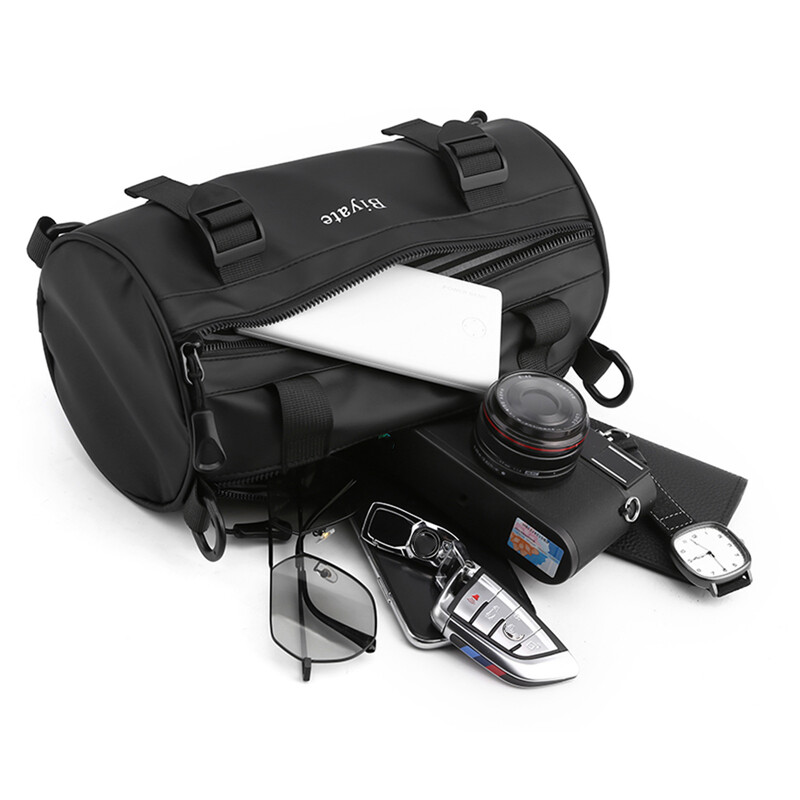 Muška torba preko tijela Najlonski okrugli cilindrični ruksak Ruksak Torba za preko ramena Putna muška remen Bočna torba za prsa