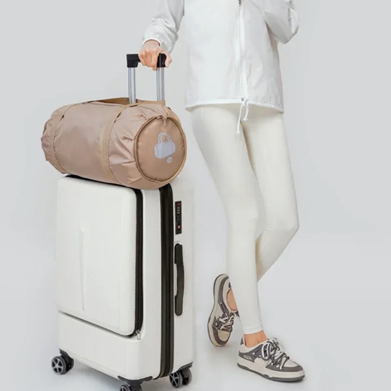 Športová taška do posilňovne, skladacia, suchá a mokrá, separačná, toaletná taška cez rameno, služobná cesta, cestovanie, vysoká kapacita, prenosná, vodeodolná kabelka