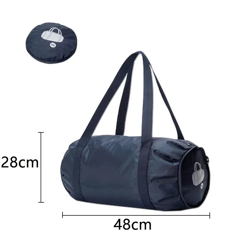 Športová taška do posilňovne, skladacia, suchá a mokrá, separačná, toaletná taška cez rameno, služobná cesta, cestovanie, vysoká kapacita, prenosná, vodeodolná kabelka