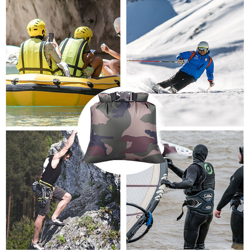 1,5 / 2,5 / 3 / 3,5 / 5 / 8 l Itin lengvas lauko sausas krepšys su ritininiu viršumi vandeniui atsparus plūduriuojantis maišas, skirtas žygiams valtimis Žvejyba plaukimas plaustais