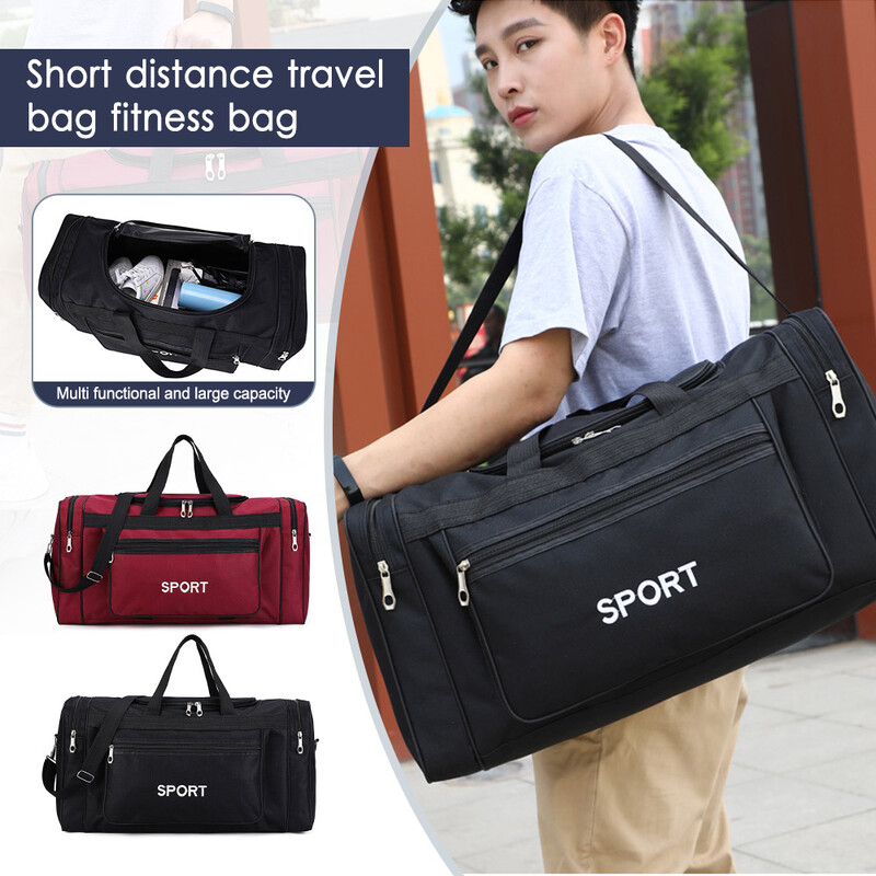 Nagy kapacitású edzőtermi táskák kültéri jóga sport hátizsák edzés kézitáska férfi női fitness utazási tároló Crossbody sporttáskák