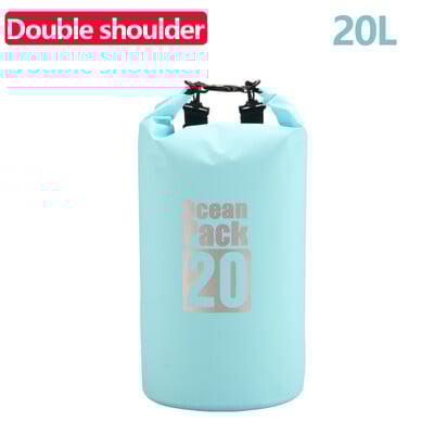 5L-30LPVC tinklinis vandeniui atsparus krepšys, skirtas nardymui, kompresinis laikymas vandeniui atsparus krepšys, sausas krepšys vyrams, moterims, plaukimui plaustais baidarėmis