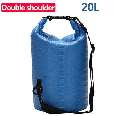 5L-30LPVC tinklinis vandeniui atsparus krepšys, skirtas nardymui, kompresinis laikymas vandeniui atsparus krepšys, sausas krepšys vyrams, moterims, plaukimui plaustais baidarėmis