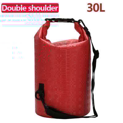 5L-30LPVC tinklinis vandeniui atsparus krepšys, skirtas nardymui, kompresinis laikymas vandeniui atsparus krepšys, sausas krepšys vyrams, moterims, plaukimui plaustais baidarėmis